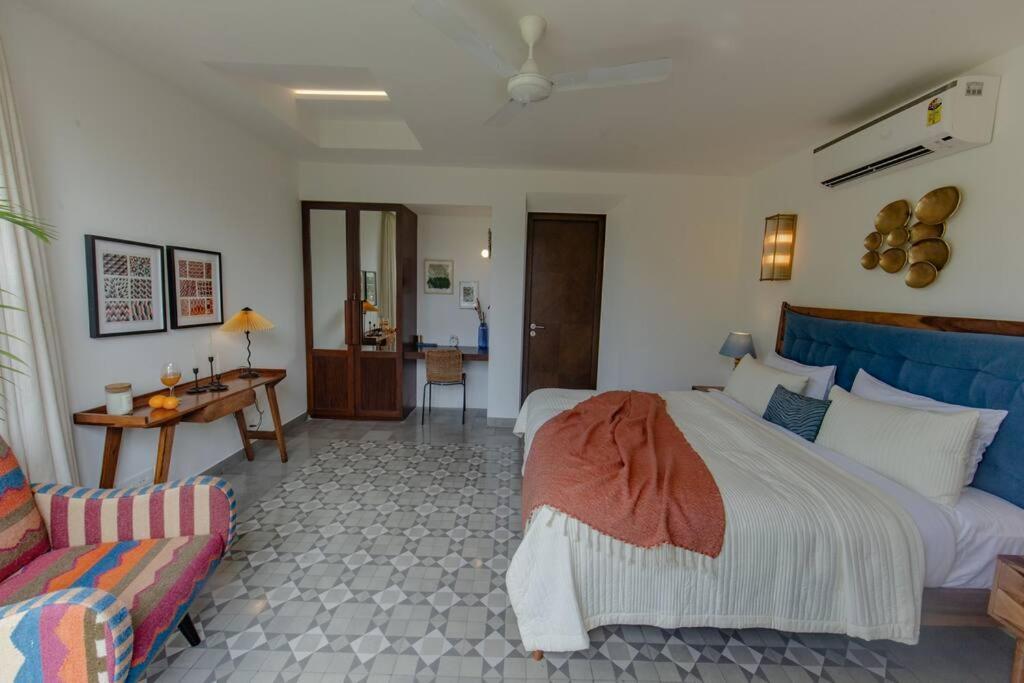 Presidential Luxury Villa Anjuna With Pvt Pool & Bathtub, Most Prime Location 외부 사진