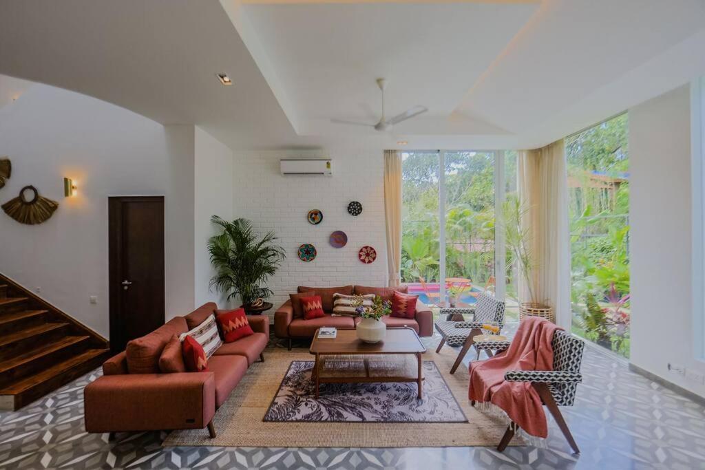 Presidential Luxury Villa Anjuna With Pvt Pool & Bathtub, Most Prime Location 외부 사진